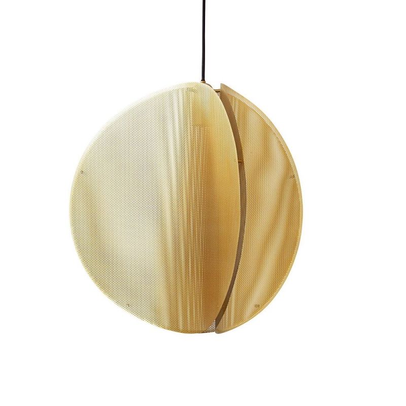 Goldene Proxima Pendelleuchte von Please Wait to be Seated, moderne Hängelampe aus Metall.